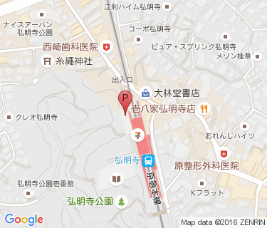 弘明寺駅の地図