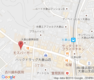 大倉山駅第4の地図
