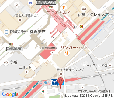 新横浜駅の地図