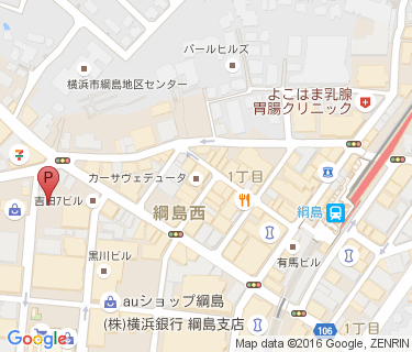 綱島駅西口第13の地図
