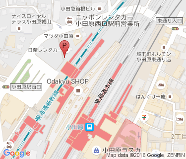 オダクル小田原西口の地図