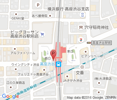 オダクル高座渋谷西口(月極エリア)の地図