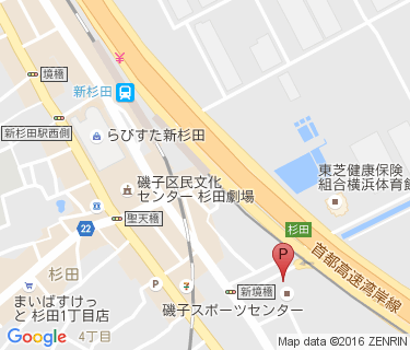 新杉田駅第4の地図