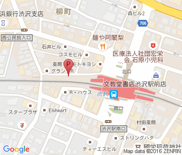 オダクル渋沢の地図