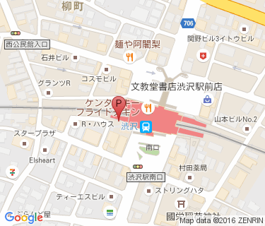 オダクル渋沢第3の地図