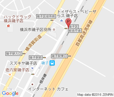 磯子駅第2の地図