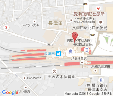 長津田駅北口の地図