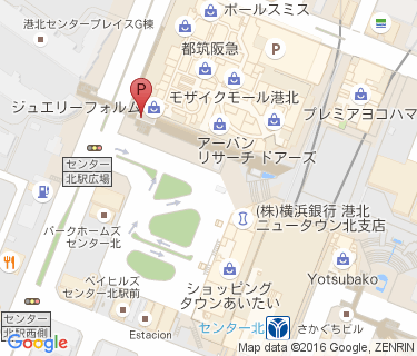 センター北駅の地図