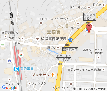 京急富岡駅第2の地図