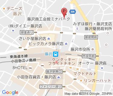 藤沢駅北口第2自転車等駐車場の地図