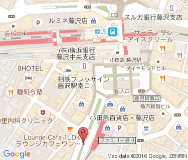 藤沢駅南口第2自転車駐車場の地図