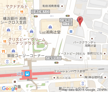 辻堂駅北口自転車等駐車場の地図
