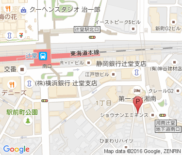 辻堂駅南口自転車駐車場の地図