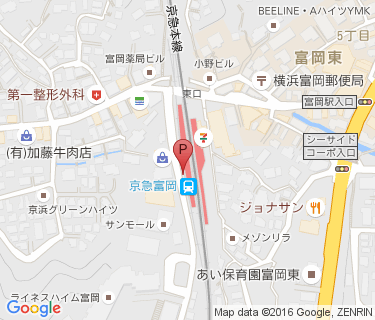 京急富岡駅第3の地図