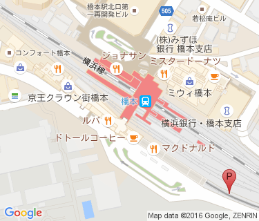橋本駅南口第1自転車駐車場の地図