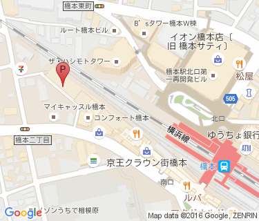 橋本駅南口第2自転車駐車場の地図
