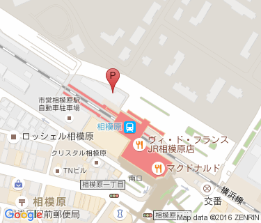 相模原駅北口自転車駐車場の地図