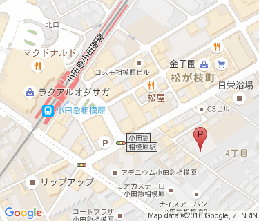 小田急相模原駅南口自転車駐車場の地図