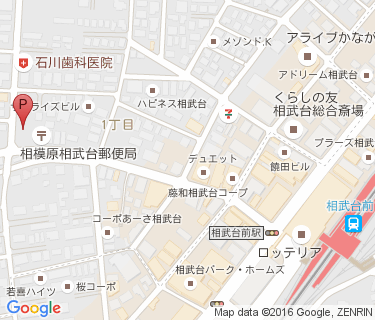 相武台前駅北口自転車駐車場の地図