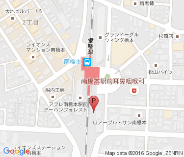 南橋本駅東口無料自転車駐車場の地図