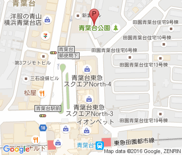 青葉台駅の地図