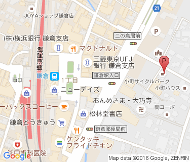 小町サイクルパークの地図