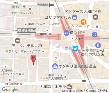 引地川公園中央二輪車駐車場6の地図