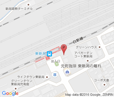 東新潟駅前第2自転車等駐車場の地図