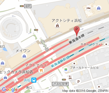 浜松駅東自転車駐車場の地図