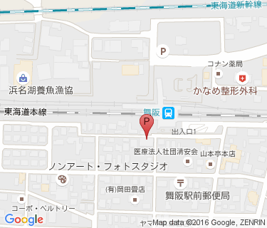 舞阪駅南自転車駐車場の地図