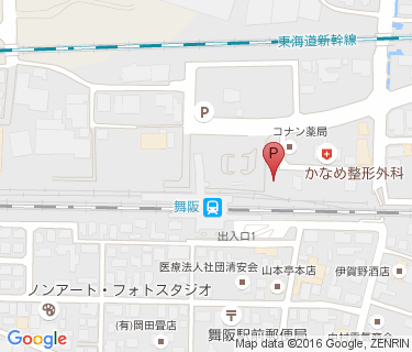 舞阪駅北自転車等駐車場の地図