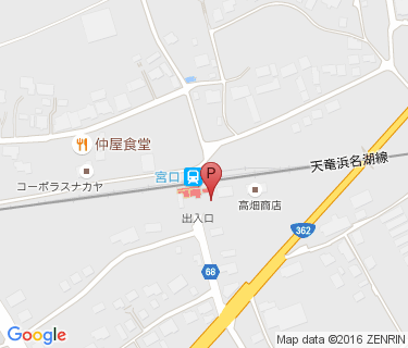 天竜浜名湖線宮口駅自転車等駐車場の地図
