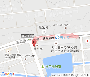 相川第1自転車駐車場の地図