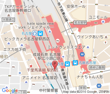 椿自転車駐車場の地図