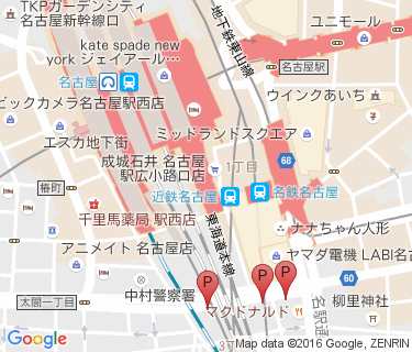 MAYパーク 太閤通南自転車駐車場の地図