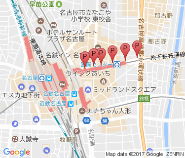 MAYパーク 桜通北自転車駐車場の地図