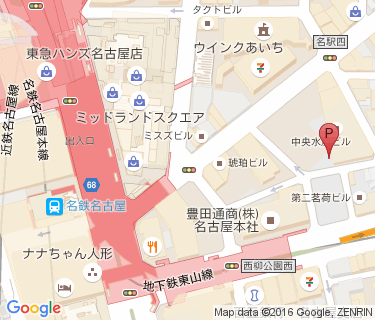 シンフォニー豊田ビル駐輪場の地図