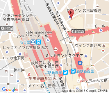 大名古屋ビルヂング駐輪場の地図