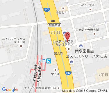 大江東自転車駐車場の地図
