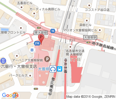 大曽根駅西自転車駐車場の地図