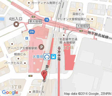 大曽根南自転車駐車場の地図