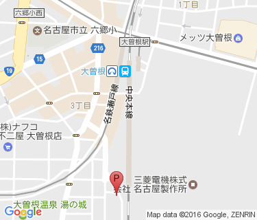 大曽根JR南口自転車駐車場の地図
