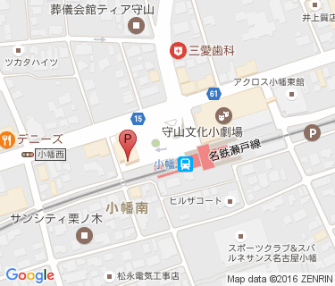 小幡自転車駐車場の地図