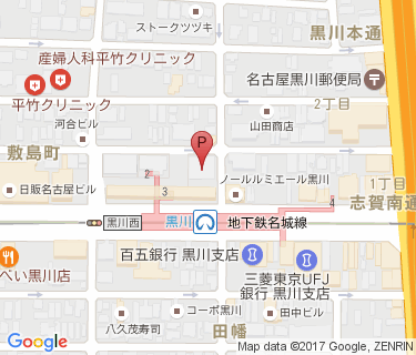 黒川自転車駐車場の地図