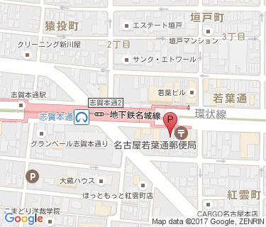 志賀本通南自転車駐車場の地図