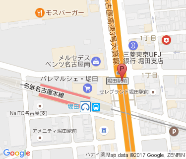 堀田北自転車駐車場の地図