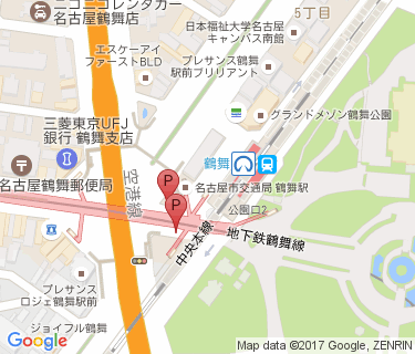 鶴舞第3自転車駐車場の地図
