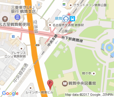 鶴舞第5自転車駐車場の地図