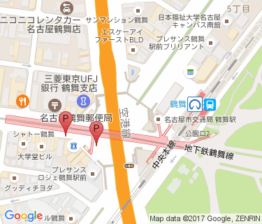 鶴舞第6自転車駐車場の地図