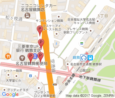 鶴舞第7自転車駐車場の地図